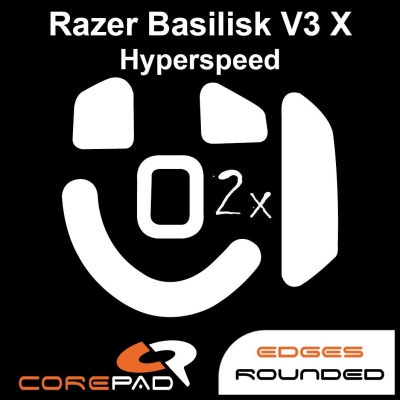 Hyperglides Hypergleits Hypergleids esptiger tiger ice arc v2 Corepad Skatez Razer Basilisk V3 X Hyperspeed